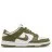 Кроссовки женские Nike Dunk Low White/Medium Olive/White