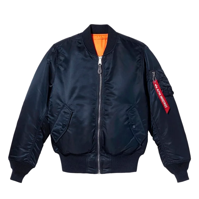 Куртка бомбер мужская Alpha Industries MA-1 Replica Blue