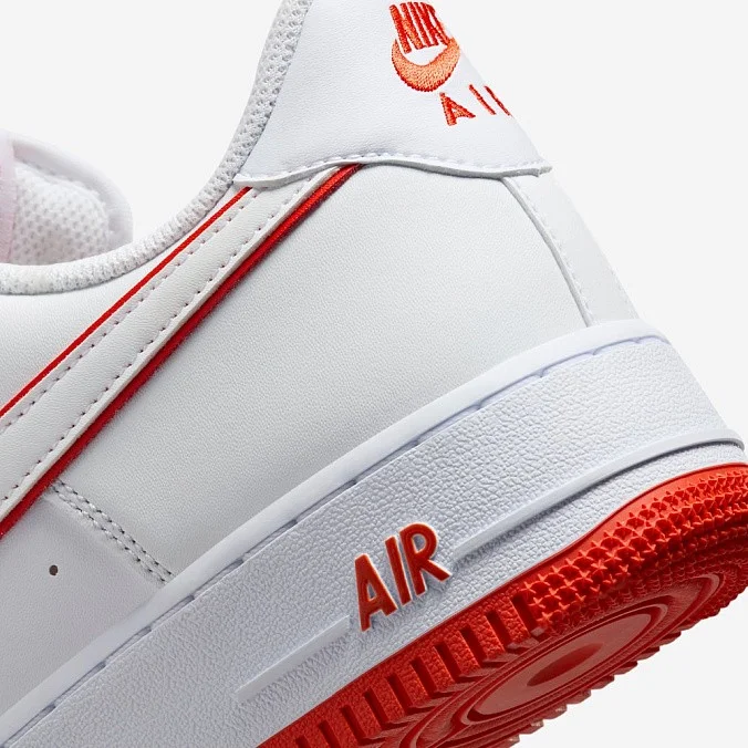 Кроссовки Nike Air Force 1 '07 Low White/Picante Red